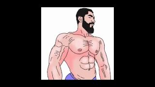 Muscle Growth Animation