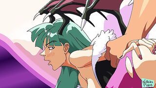 Morrigan Vampire Parody Animation xxx