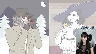 When you're waiting for your crush to call - a Lady Dimitrescu anime