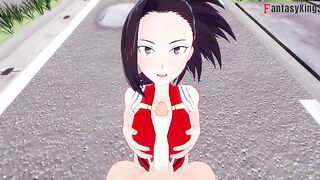 Momo Yaoyorozu having sex JUST POV| My hero Academia