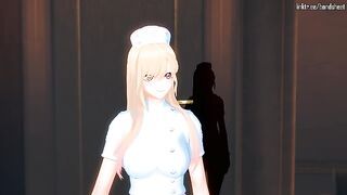 My Dress Up Darling's Marin Kitagawa is a nurse giving her man a very erotic massage until he cums