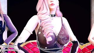 [MMD] Hwasa - Maria Hot Erotic Dance Ahri Akali Kaisa Seraphine KDA League of Legends