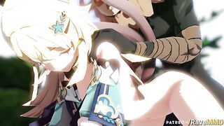 Kirara gets Railed by Hilichurl