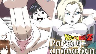 Android 17 fucks Milk in the ass with his huge cock (DBZ animation) - Jazziuu