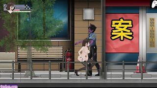 Gameplay of girl fucking and sucking horny zombies cock getting her ass fucked | Hentai Game | P1