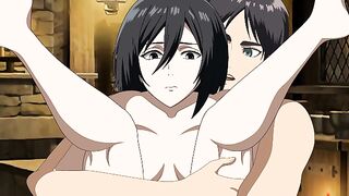 MIKASA ACKERMAN FUCKING WITH EREN ATTACK ON TITAN HENTAI