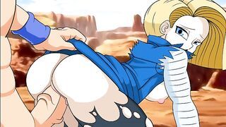Goku fucking Android 18 Dragon Ball hentai