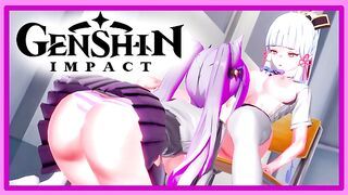 Genshin Impact - Ayaka and Keqing are given as school lesbians.