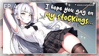 [F4M] Your School Bully Cages You And Makes You Her Footstool (Chastity Cage) Audio RP