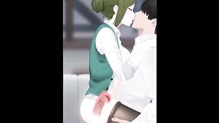 Hentai X-ray fucking student cum inside