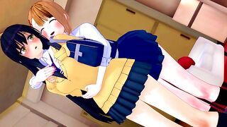 POV: MIKO AND HANA WANTS TO BE FUCKED ROUGH MIERUKO-CHAN HENTAI