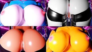 FNAF Screamers SloMo Compilation | Five Nights in Anime 3D 2