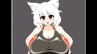 Succubus usando sus tetas para hacer pajas