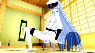 AKAME GA! ESDEATH 3D HENTAI ANIMATION