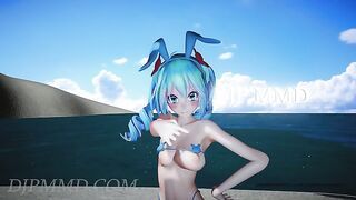 Miku - T-Ara - Bunny Style - Beach Stage 1287