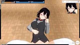 3D HENTAI POV schoolgirl rides your dick