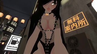 Anime Waifu rides you in an alley