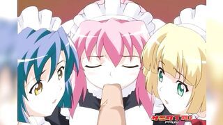 Hentai Pros - Goddesses Fauna & Jordh Purify Kosuke Kawakami By Fucking The Evil Cum Out Of Him