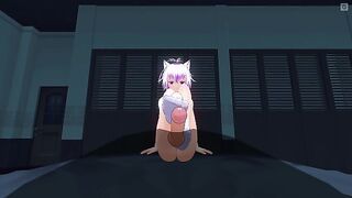 3D HENTAI Schoolgirl Footjob Your Cock