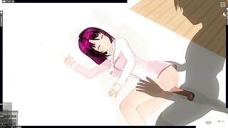 3D HENTAI fucked and cum in her pussy