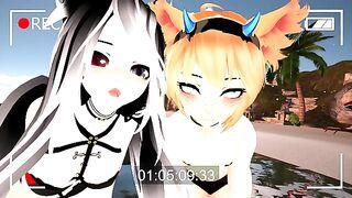 Kissing on the Beach Lewd ASMR Femboy Mommy Vampire