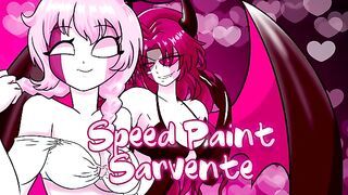 Speed Paint - Sarvente in swimsuit
