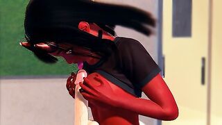 Succubus Meru best titsfuck in classroom hentai