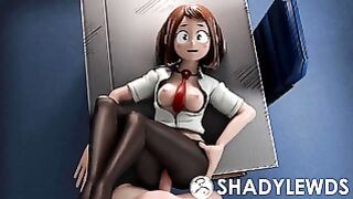 Uraraka After School Fuck Version 5
