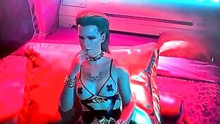 Big Titty Cyberpunk 2077 Lesbian Fucks Meredith Stout!