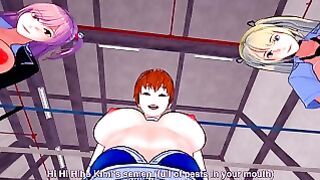 Dead Or Alive Futa Honoka & Futa Marie Rose + Bonus Mugen Tenshin! Blowbang Taker POV