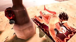 A Couple Having Sex On The Beach Warcraft Parody