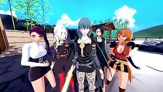 Reverse Gangbang – Fire Emblem Harem 5 Girls 1 Guy