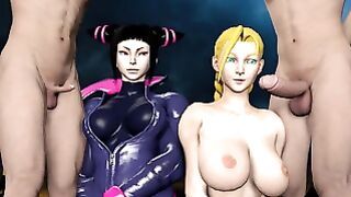 Juri And Cammy Take Turns Shrinking Cocks Into Puny Peepees