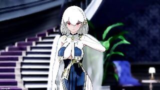 MMD Azur Lane Phone Number Hms Sirius