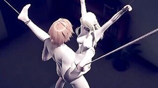 Hentai Uncensored – Elf Girl In A Threesome