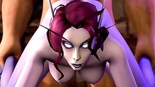 Fucking Voidelf Female Dogystyle