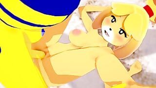 A Crossing – Isabelle Creampied By Ankha – Japanese Hentai