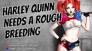 Harley Quinn Begs You To Breed Her Audio Yandere Submissive Slut Throatfuck Rough Sex
