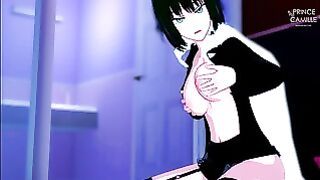 Fubuki Playing With Her Huge Tits – One Punch Man