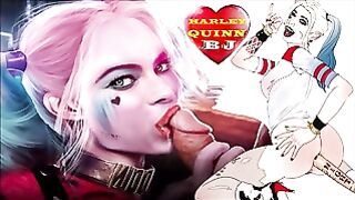 Harley Quinn Blowjob Queen Cum Mouth Compilation Toon Heroine – Dc Batman Fellatio Cum Swallow Sluts