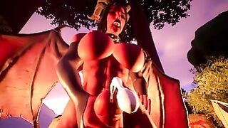 Big Cock Futa Succubus Covers Your Face With Cum Taker POV 3D Hentai Animation