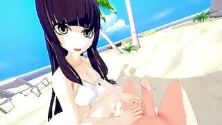 POV Horny Kagura Mikazuchi Sucks Your Dick Hentai Fairy Tail