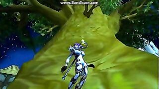 Night Elf Dancing On Her Break Time