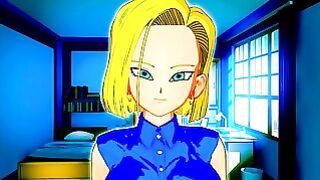 Fucking C-18 From Dragon Ball Z Until Creampie – Anime Hentai 3D Uncensored