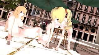 Ravel Phoenix And Lay Fay Pendragon Hentai 3D Duo Sexual High School Dxd