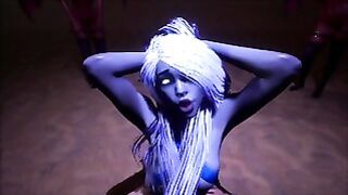 Widowmaker like slut fucked outdoor