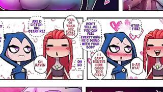 Raven And Starfire Rubbing Pussys Teen Titans Hentai