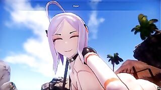 Monster Girl Island Monthly Patreon Choice Hentai Game Ep.1 Sexy Elf Catgirl And Android Are Bullying Me