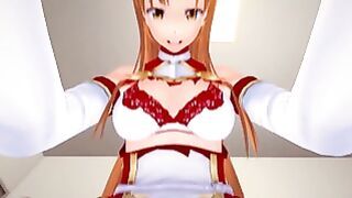 Sao – Futa Asuna Female Taker POV Hentai Animation