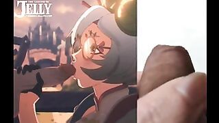 Purah Blowjob From Zelda Series Jerk Off